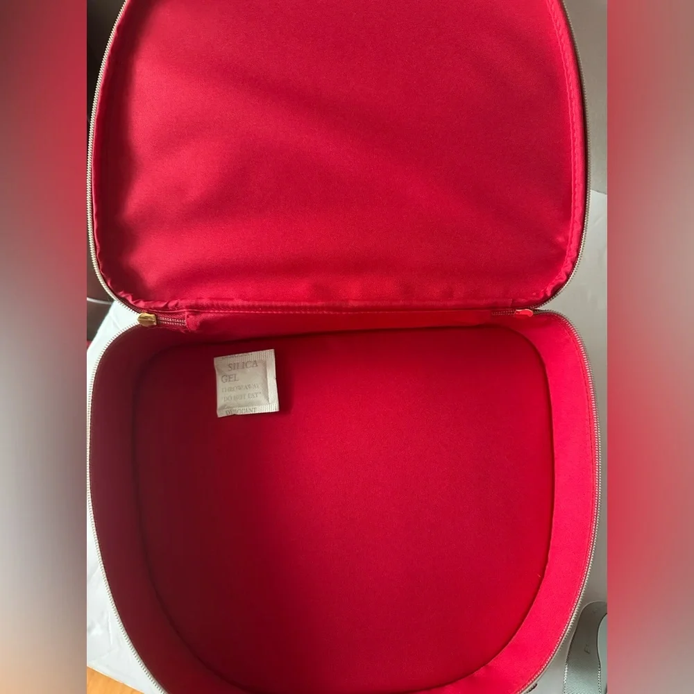 Estee‎ Lauder Red Polka Dot Cosmetic Bag